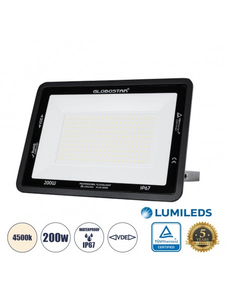 GLOBOSTAR® ATLAS 61432 Προβολέας LED 200W 24000lm 120° AC...