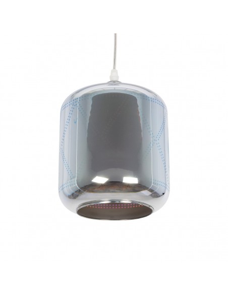 GLOBOSTAR® NEPTUNE 999-0149 Μοντέρνο Κρεμαστό Φωτιστικό Οροφής με Ντουί 1 x E27 AC 220-240V IP20 - Πολύχρωμο - Μ18 x Π18 x Υ25cm