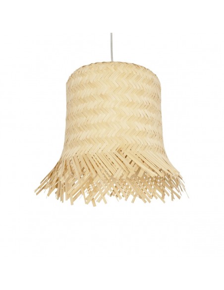 GLOBOSTAR® HAWAII 999-0125 Boho Κρεμαστό Φωτιστικό Οροφής με Ντουί 1 x E27 AC 220-240V IP20 - Μπεζ - Μ30 x Π30 x Υ30cm