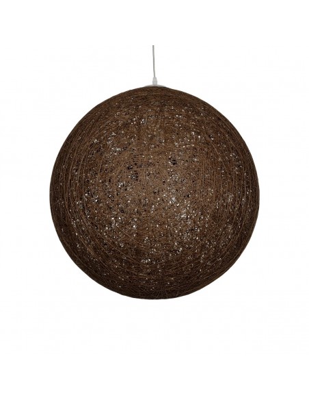 GLOBOSTAR® OCEANA 999-0156 Boho Κρεμαστό Φωτιστικό Οροφής με Ντουί 1 x E27 AC 220-240V IP20 - Καφέ - Μ60 x Π60 x Υ60cm