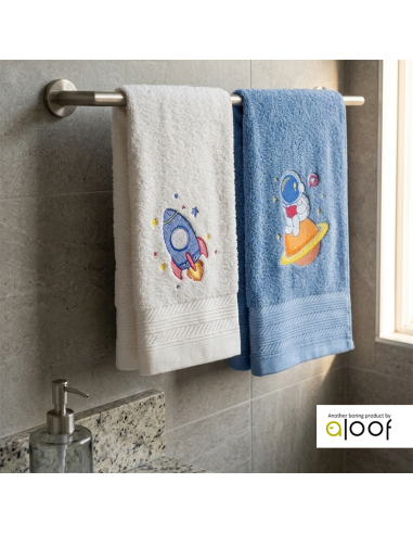 Σετ Πετσέτες Παιδικές 2τμχ Aloof Astro-Nut