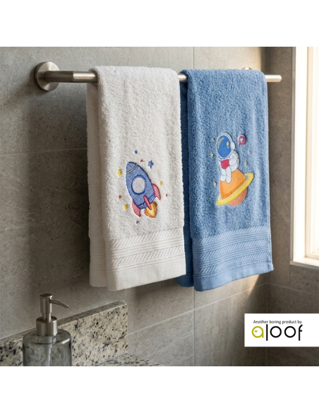 Σετ Πετσέτες Παιδικές 2τμχ Aloof Astro-Nut