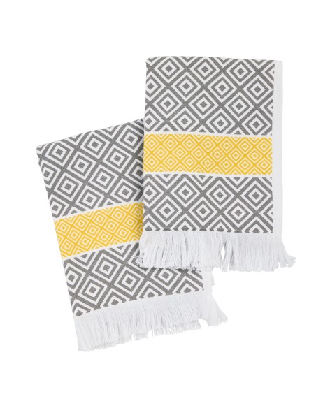 DAS HOME ΣΕΤ ΠΟΤΗΡΟΠΑΝΑ 2ΤΜΧ 30Χ50 0895 GREY, YELLOW