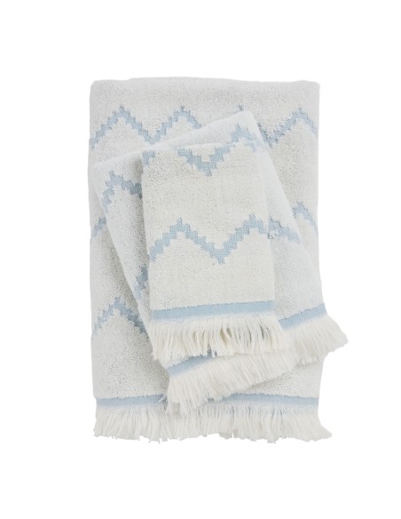 DAS HOME ΣΕΤ ΠΕΤΣΕΤΕΣ 3ΤΕΜΑΧΙΩΝ BEST 0870 DUSTY BLUE