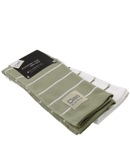 DAS HOME ΣΕΤ ΠΟΤΗΡΟΠΑΝΑ 2ΤΜΧ 40X60 0885 OLIVE