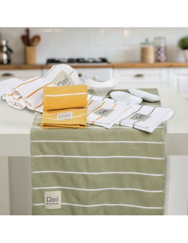 DAS HOME ΣΕΤ ΠΟΤΗΡΟΠΑΝΑ 2ΤΜΧ 40X60 0885 OLIVE