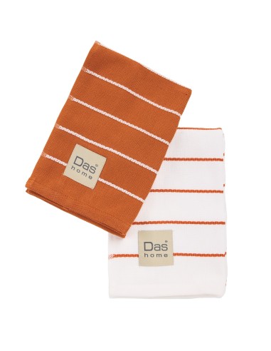 DAS HOME ΣΕΤ ΠΟΤΗΡΟΠΑΝΑ 2ΤΜΧ 40X60 0886 TERRACOTTA