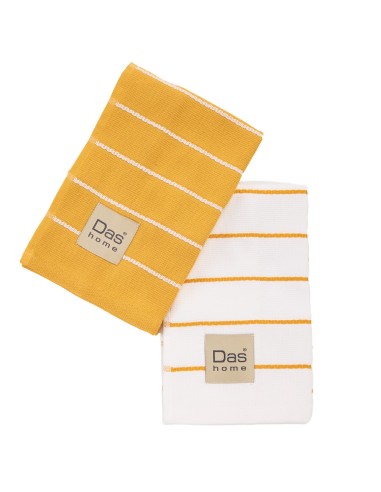 DAS HOME ΣΕΤ ΠΟΤΗΡΟΠΑΝΑ 2ΤΜΧ 40X60 0887 OCHRE