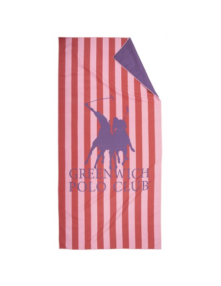 GREENWICH POLO CLUB ΠΕΤΣΕΤΑ ΘΑΛΑΣΣΗΣ 80Χ170 ESSENTIAL 5216 PINK, RED
