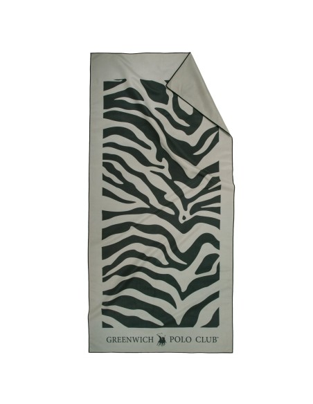GREENWICH POLO CLUB ΠΕΤΣΕΤΑ ΘΑΛΑΣΣΗΣ 80Χ170 ESSENTIAL 5203 BLACK, TAUPE
