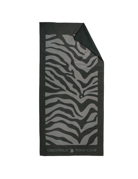 GREENWICH POLO CLUB ΠΕΤΣΕΤΑ ΘΑΛΑΣΣΗΣ 80Χ170 ESSENTIAL 5204 BLACK, GREY