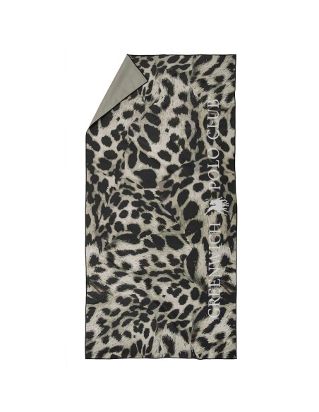 GREENWICH POLO CLUB ΠΕΤΣΕΤΑ ΘΑΛΑΣΣΗΣ 80Χ170 ESSENTIAL 5205 BLACK, TAUPE