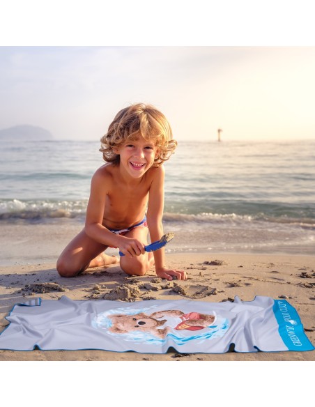 GREENWICH POLO CLUB JUNIOR ΠΕΤΣΕΤΑ ΘΑΛΑΣΣΗΣ 70Χ140 4179 BLUE, GREY