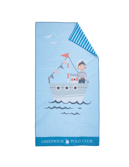GREENWICH POLO CLUB JUNIOR ΠΕΤΣΕΤΑ ΘΑΛΑΣΣΗΣ 70Χ140 4178 BLUE