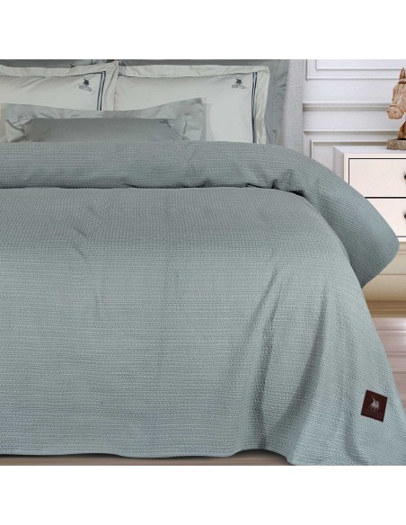 GREENWICH POLO CLUB ΚΟΥΒΕΡΤΑ ΠΙΚΕ 160X240 ESSENTIAL 4457 GREY