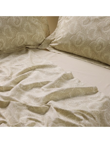 DAS HOME ΣΕΤ ΣΕΝΤΟΝΙΑ ΜΟΝΑ ΜΕ ΛΑΣΤΙΧΟ CASUAL 5444 IVORY, TAUPE