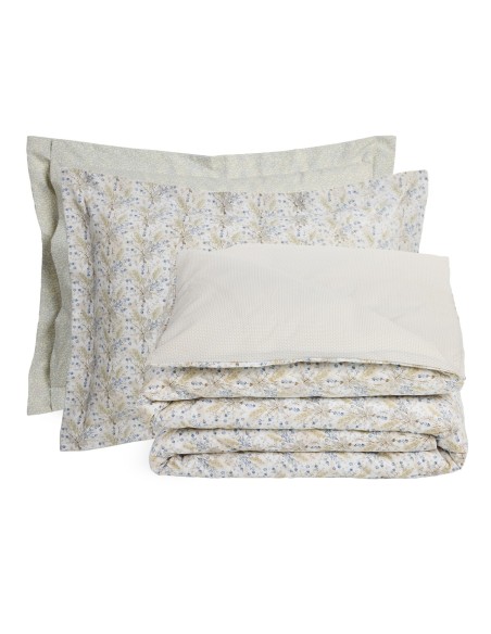 DAS HOME ΣΕΤ ΣΕΝΤΟΝΙΑ ΥΠΕΡΔΙΠΛΑ ΜΕ ΛΑΣΤΙΧΟ CASUAL 5440 BLUE, TAUPE