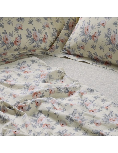 DAS HOME ΣΕΤ ΣΕΝΤΟΝΙΑ ΜΟΝΑ ΜΕ ΛΑΣΤΙΧΟ CASUAL 5442 GREY, IVORY