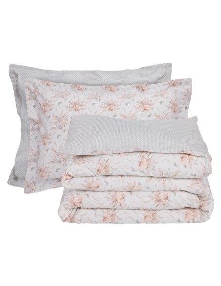 DAS HOME ΣΕΤ ΠΑΠΛΩΜΑΤΟΘΗΚΗ ΥΠΕΡΔΙΠΛΗ DAILY 3181 CREAM, GREY