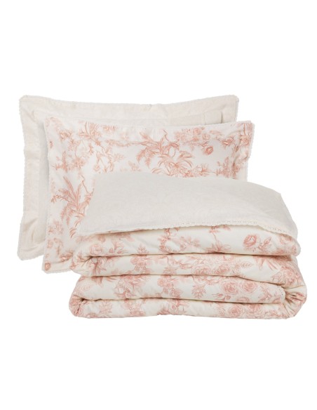 DAS HOME ΚΟΥΒΕΡΛΙ KING PRESTIGE 1717 CREAM, TERACOTTA