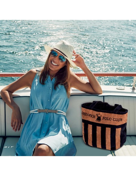 GREENWICH POLO CLUB ΤΣΑΝΤΑ ΘΑΛΑΣΣΗΣ 55Χ40 ESSENTIAL 5233 BROWN