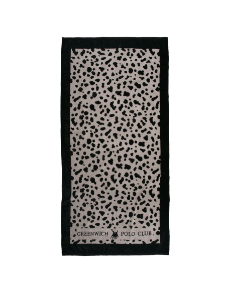 GREENWICH POLO CLUB ΠΕΤΣΕΤΑ ΘΑΛΑΣΣΗΣ 90Χ180 ESSENTIAL 5237 BLACK, TAUPE