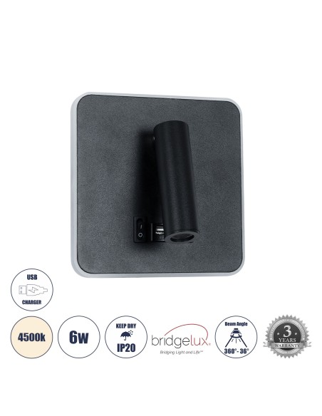 GLOBOSTAR® LADY-S 60942 Μοντέρνο Φωτιστικό Τοίχου -...