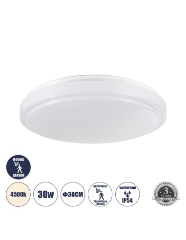 GLOBOSTAR® SENSORANO 60995 Φωτιστικό Πλαφονιέρα...