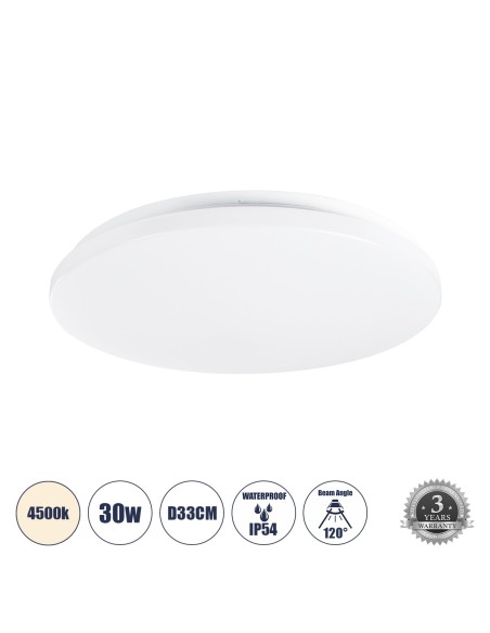 GLOBOSTAR® CELANO 61009 Φωτιστικό Πλαφονιέρα Οροφής LED...
