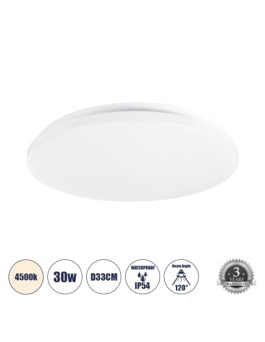 GLOBOSTAR® CELANO 61009 Φωτιστικό Πλαφονιέρα...