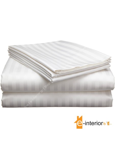 Παπλωματοθήκη Sensei ρίγα 1cm Βαμβακοσατέν 245x265 | 100% ΒΑΜΒΑΚΙ 240TC