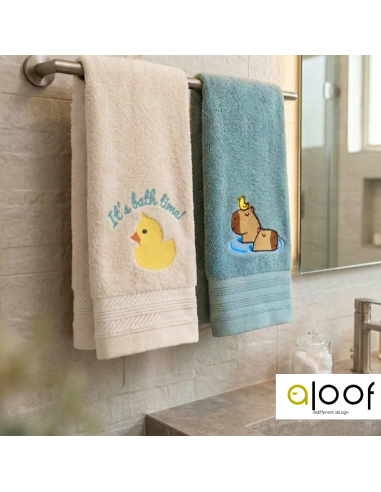 Σετ πετσέτες Capybara Bath Time 2τμχ | aloof