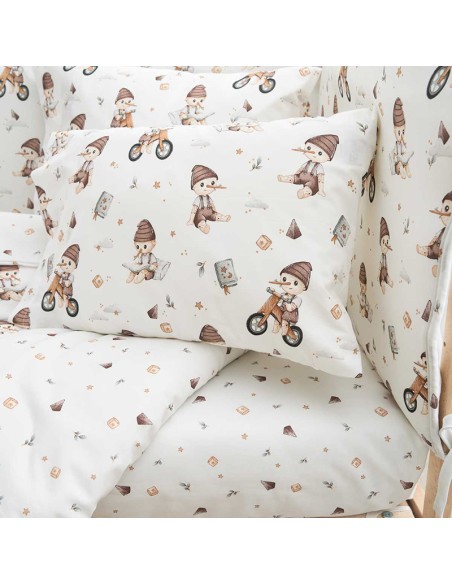 Σετ Σεντόνια Κούνιας 120x165 Pinocchio 2