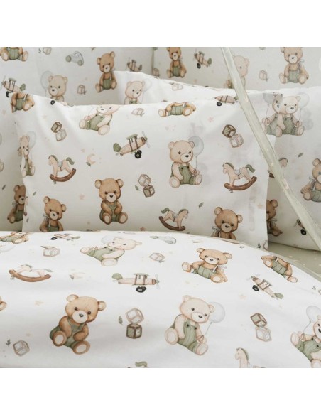 Σετ Σεντόνια Λίκνου 0.70x1.25 Teddy 2