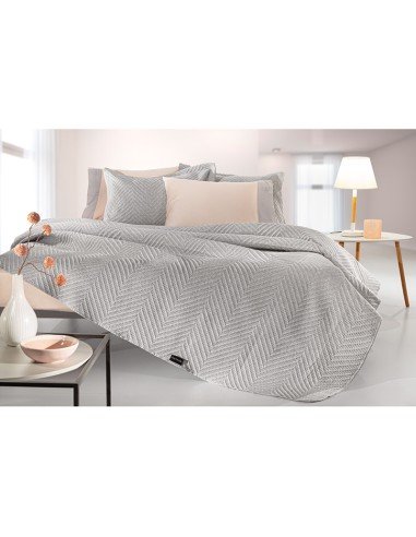 Κουβερλι Hamptons Grey 180X240 Σετ 2τμχ