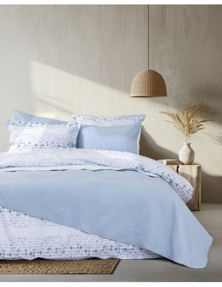 Κουβερλί Ημίδιπλο 180x240 - Orion Sky Blue / Light Blue