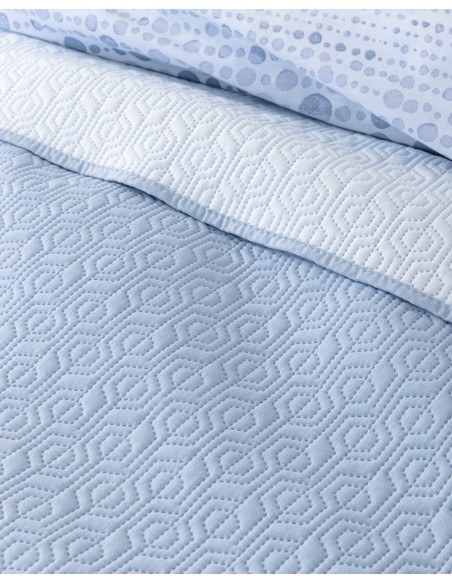 Κουβερλί Ημίδιπλο 180x240 - Orion Sky Blue / Light Blue
