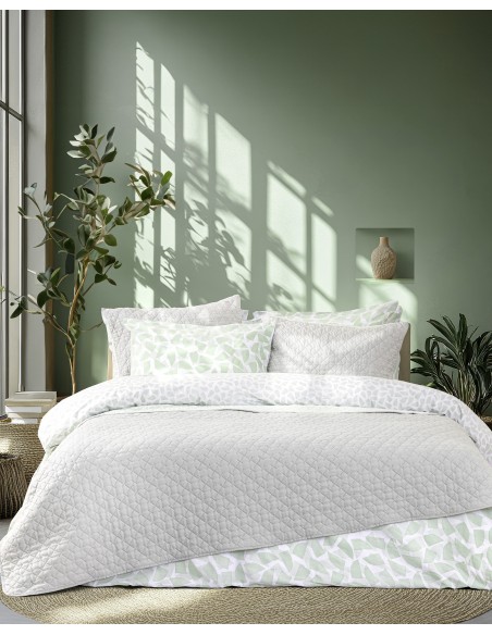 Κουβερλί Υπέρδιπλο 220x240 - Arden Gray / Mint