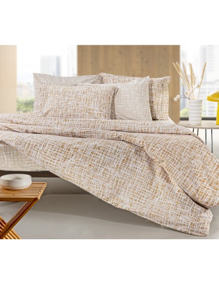Σετ Σεντόνια Υπέρδιπλα 240x265 Code Caramel
