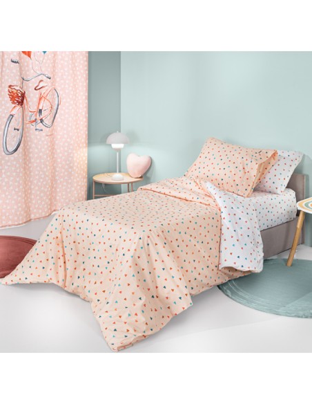 Σετ Σεντόνια 165x250 Amore Salmon