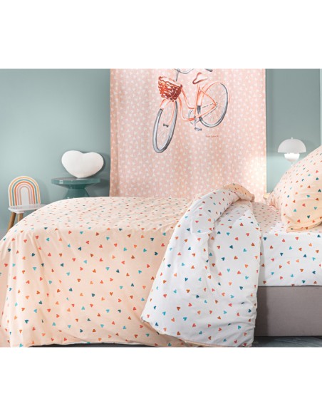 Σετ Σεντόνια 165x250 Amore Salmon