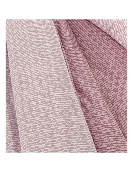 Σετ Σεντόνια Ημίδιπλα 180x265 Sandy Old Pink