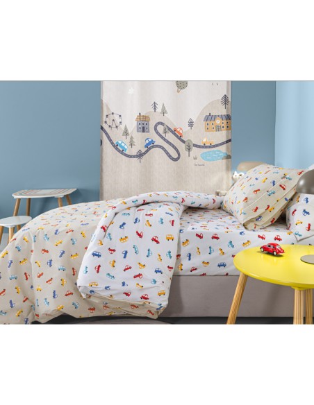 Σετ Σεντόνια Παιδικά 165x250 Roadtrip Natural 2