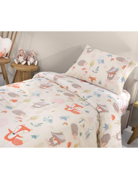 Σετ Σεντόνια Παιδικά 165x250 Timber Pudra 2