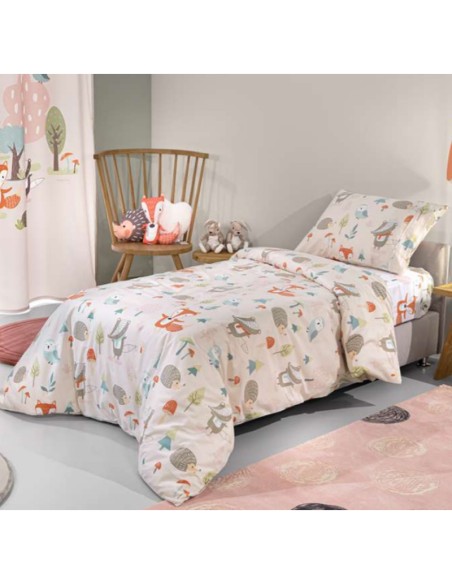 Σετ Σεντόνια Παιδικά 165x250 Timber Pudra