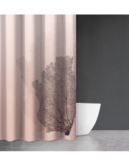 Κουρτίνα Μπάνιου 240x185 Sea Water DES 621 Old Pink
