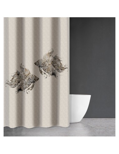 Κουρτίνα Μπάνιου 240x185 Sea Water DES 622