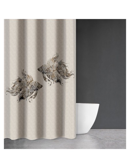 Κουρτίνα Μπάνιου 240x185 Sea Water DES 622