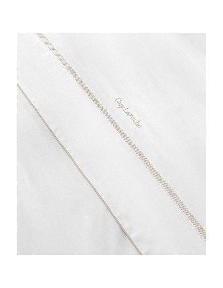 Σετ Σεντόνια Βαμβακοσατέν King Size 270x280 Elite White/Beige