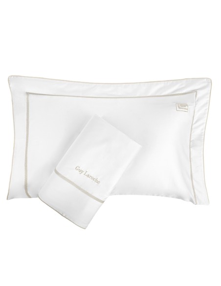 Σετ Σεντόνια Βαμβακοσατέν King Size 270x280 Elite White/Beige